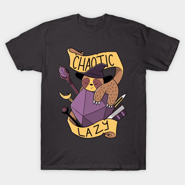 RPG Sloth T-Shirt by TaylorRoss1